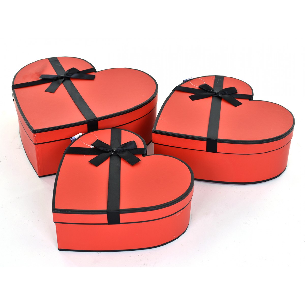 3 pz/lotto scatole regalo a forma di cuore scatole portagioie