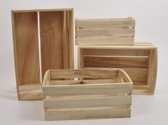 Cassette In legno Naturale Varie Dimensioni - Ferrini Gift